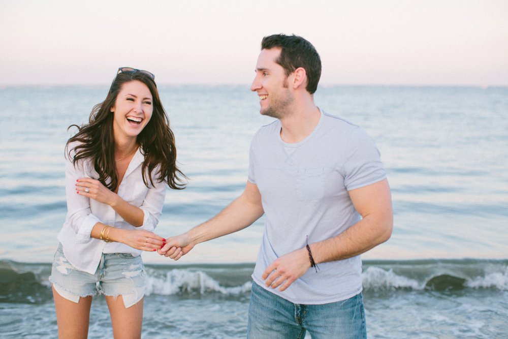 Folly Beach Engagement Session by Taylor Rae Photography