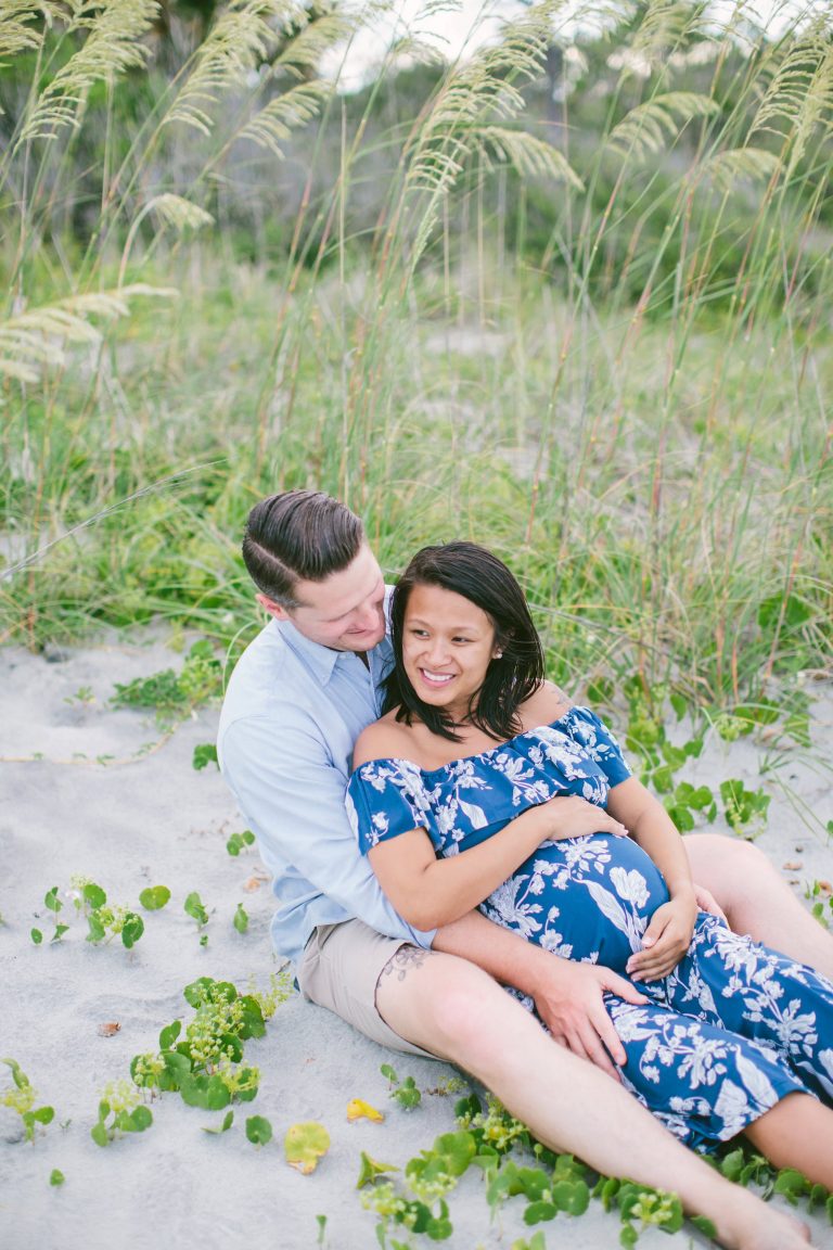 Gerry And Jason A Folly Beach Maternity Session Wedding Photography Charleston Sc