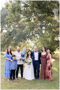Charleston, SC Elopement at Hampton Park, Family Photos