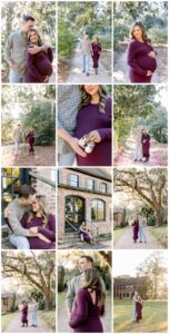 Charleston, SC Maternity Session at Middleton Place